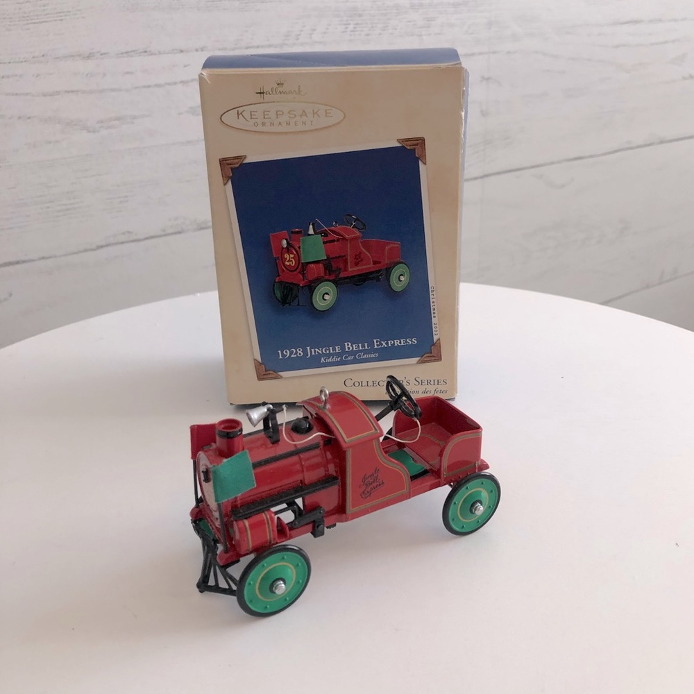 Hallmark Keepsake Ornament 1928 Jingle Bell Express Kiddie Car